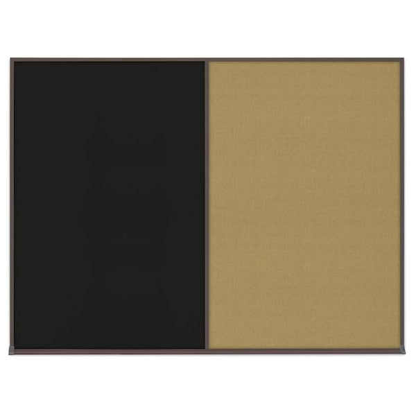Triple Door Radius Corkboard, 72"X48", B